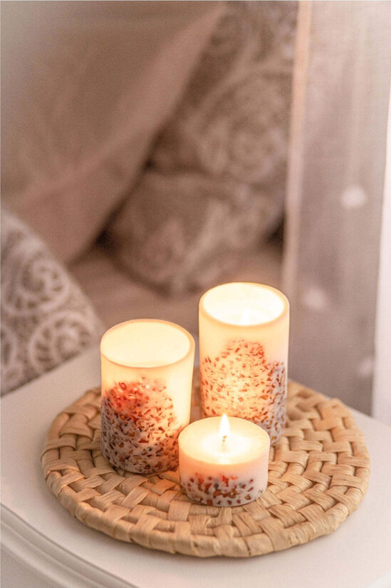 Lielā Anima dzintara svece ar lavandas smaržu